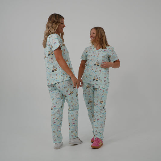 Silly Goose | Scrub Top
