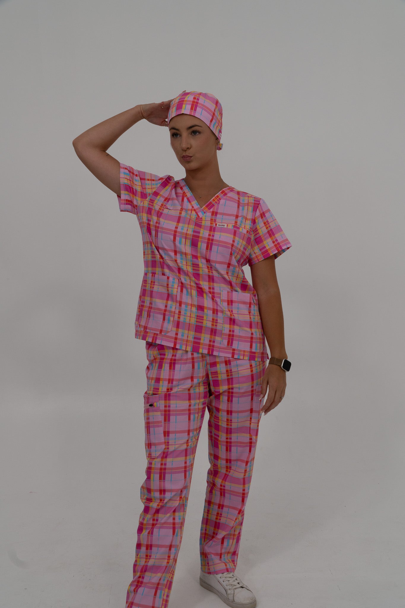 Pretty in Picnic Scrub Cap