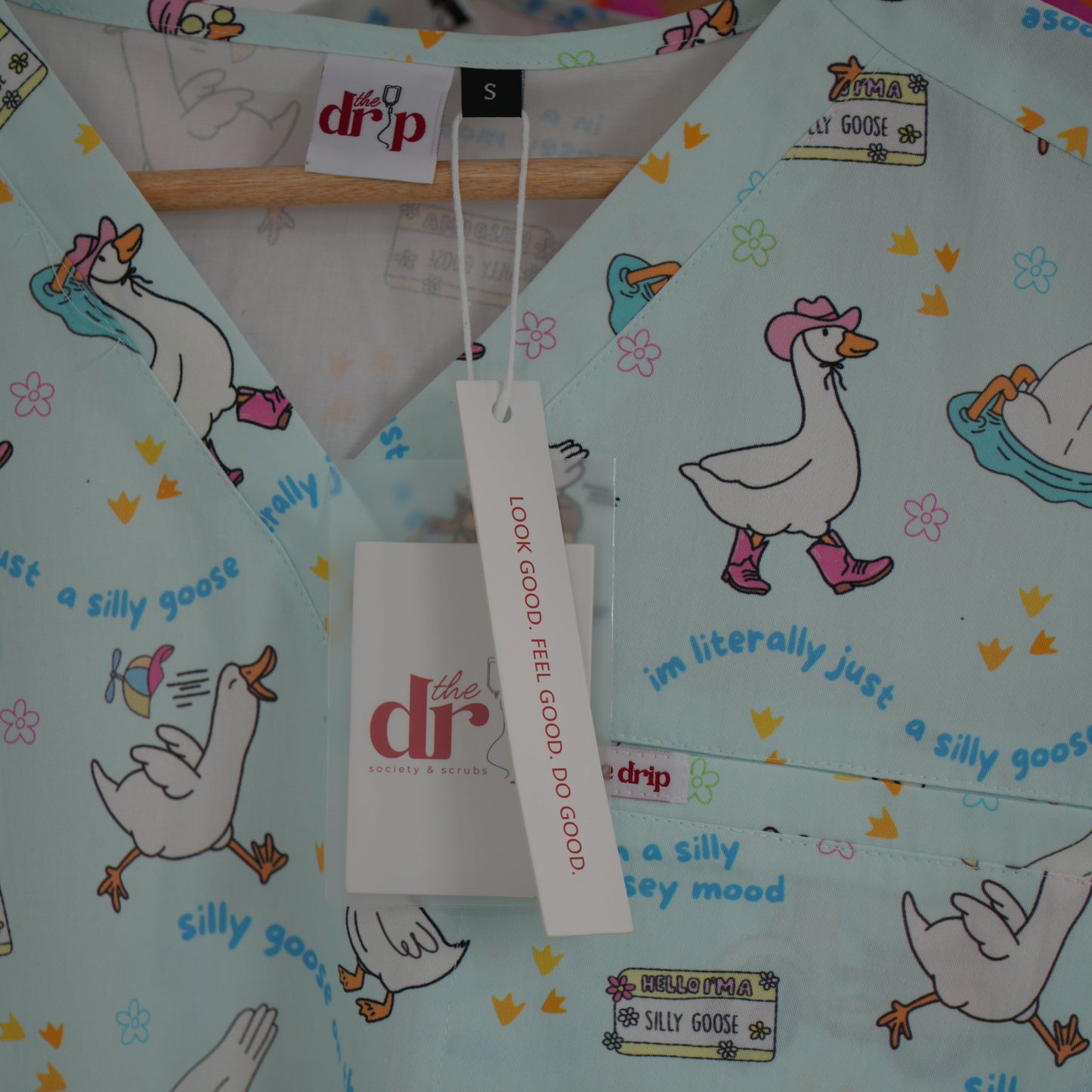 Silly Goose Scrub Set