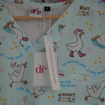 Silly Goose Scrub Set