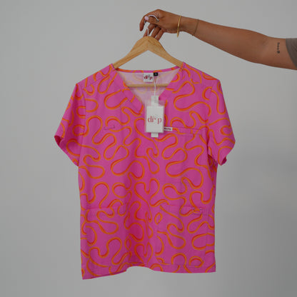 Wavy Baby | Scrub Top