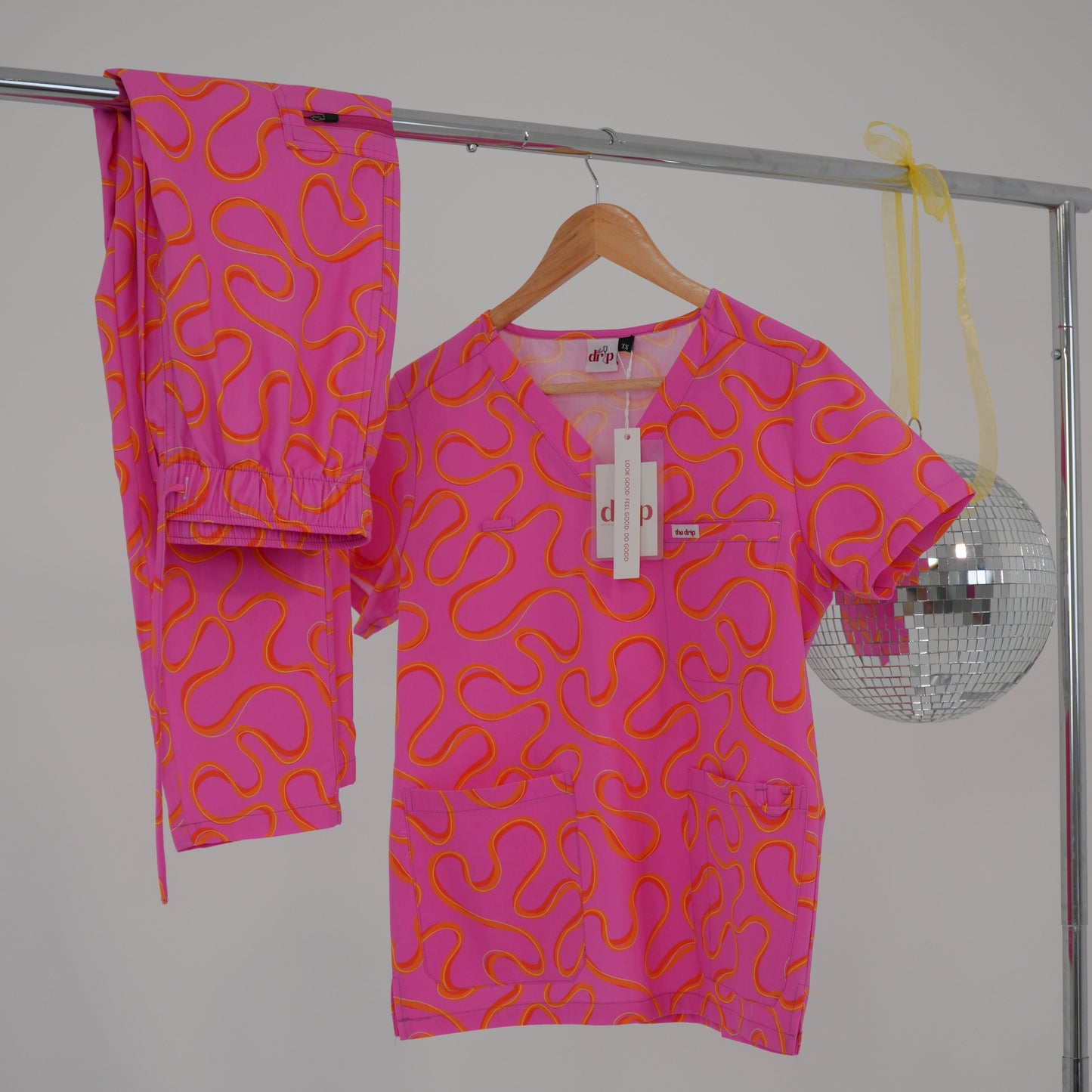 Wavy Baby | Scrub Top