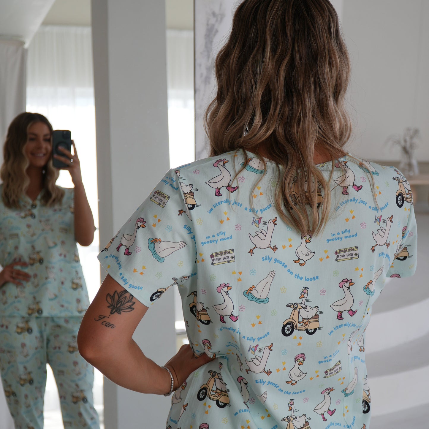 Silly Goose | Scrub Top