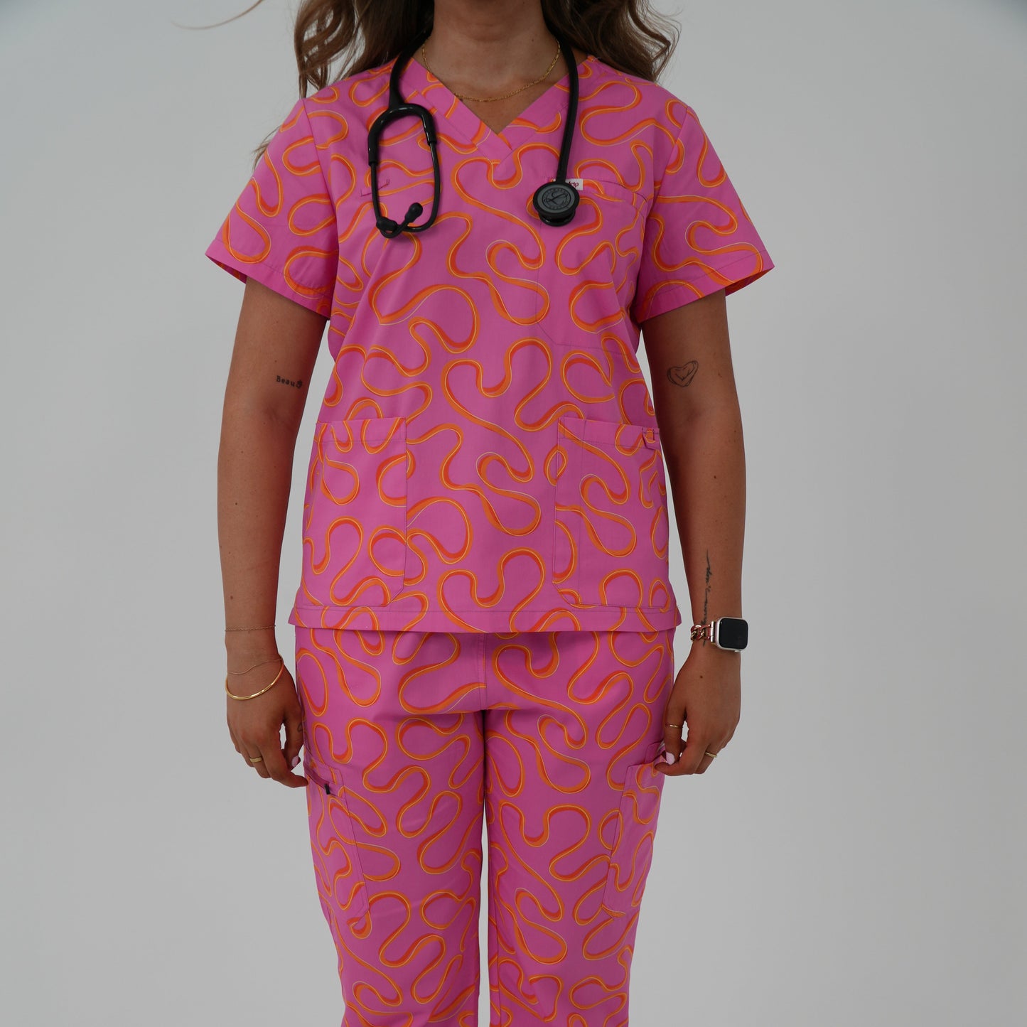 Wavy Baby | Scrub Top