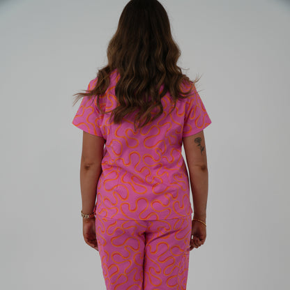 Wavy Baby | Scrub Top