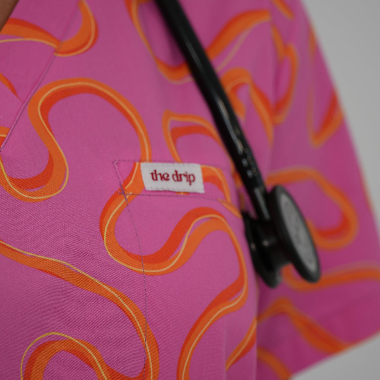 Wavy Baby | Scrub Top