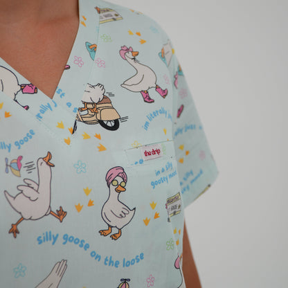 Silly Goose | Scrub Top