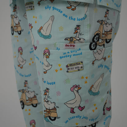 Silly Goose Scrub Set