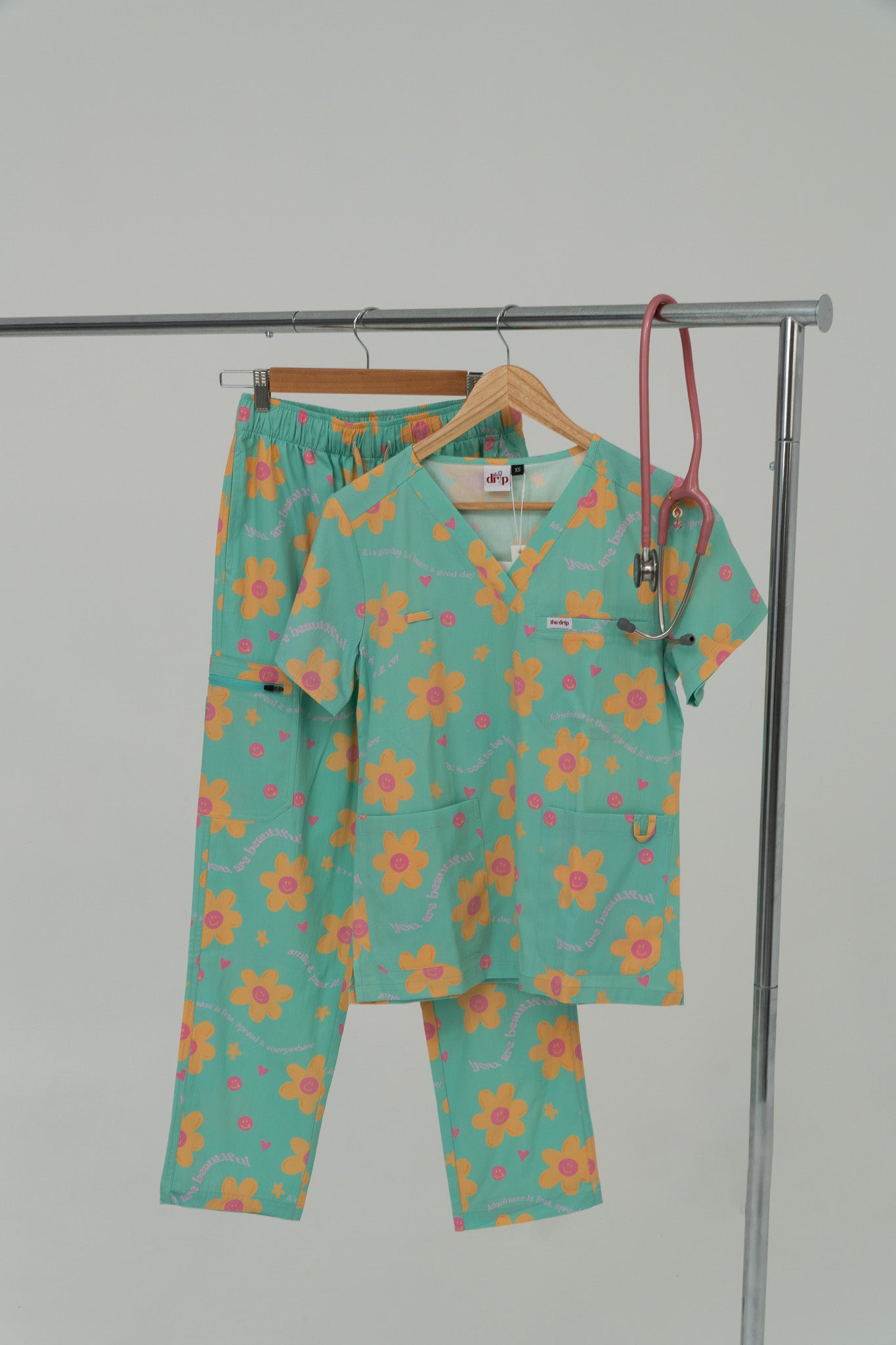 Cool To Be Kind Scrub Set