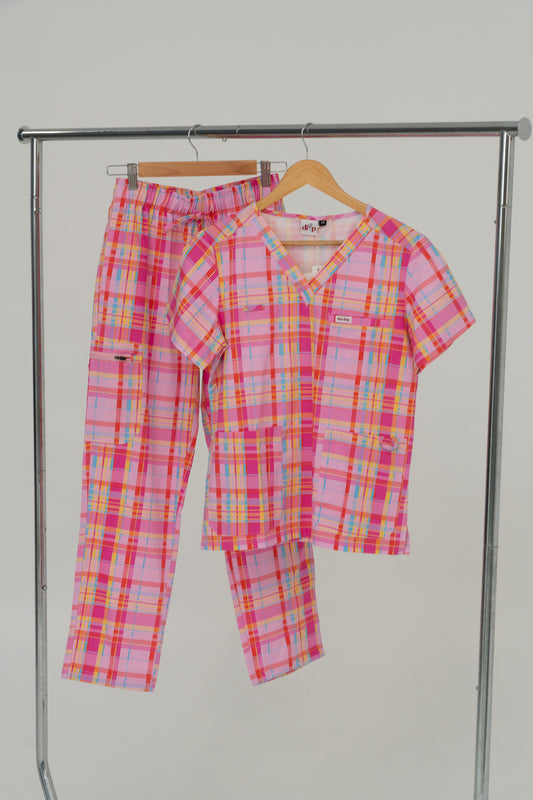 Pretty in Picnic Scrub Set
