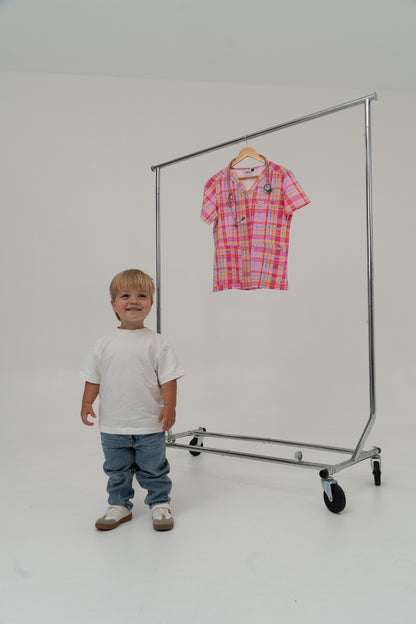 Pretty in Picnic Scrub Top