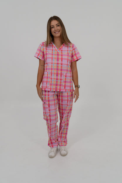 Pretty in Picnic Scrub Set