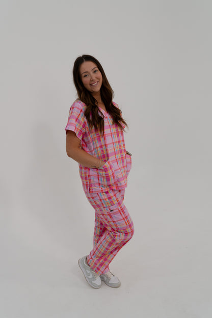 Pretty in Picnic Scrub Set