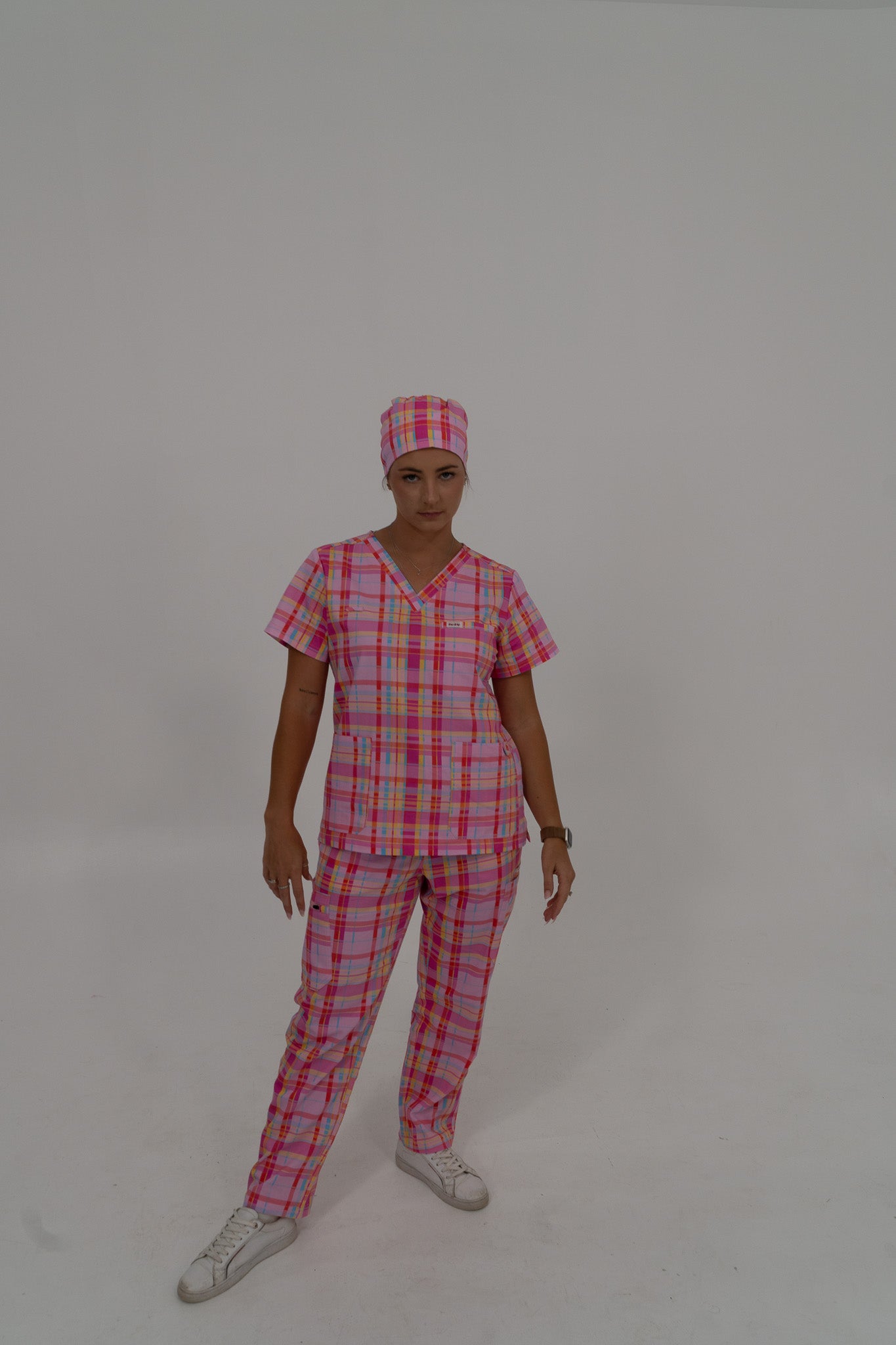 Pretty in Picnic Scrub Cap