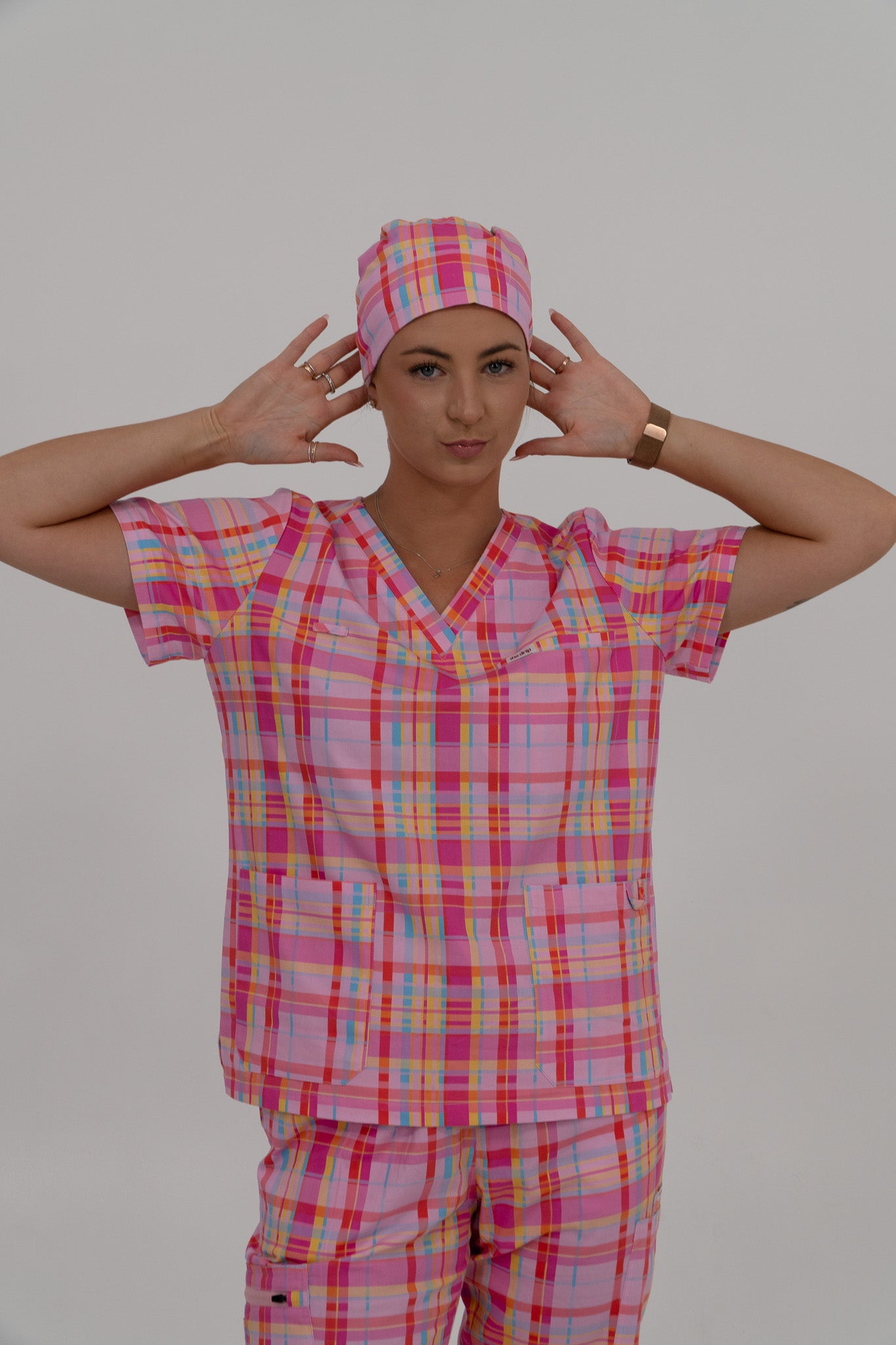 Pretty in Picnic Scrub Cap
