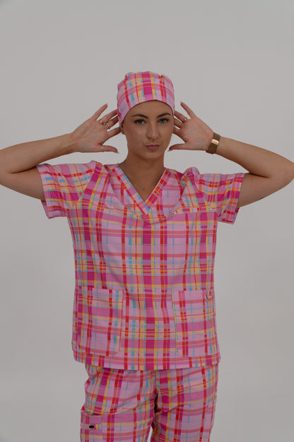 Pretty in Picnic Scrub Cap