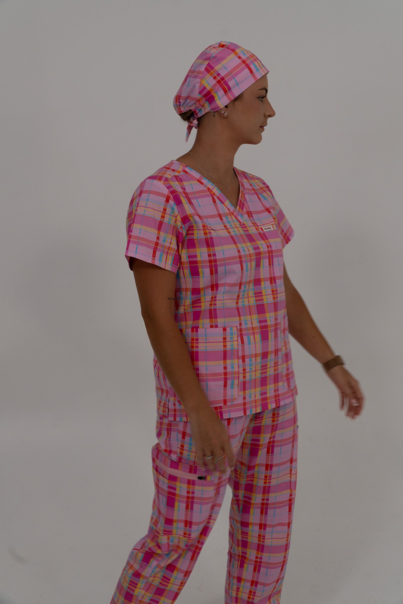 Pretty in Picnic Scrub Cap