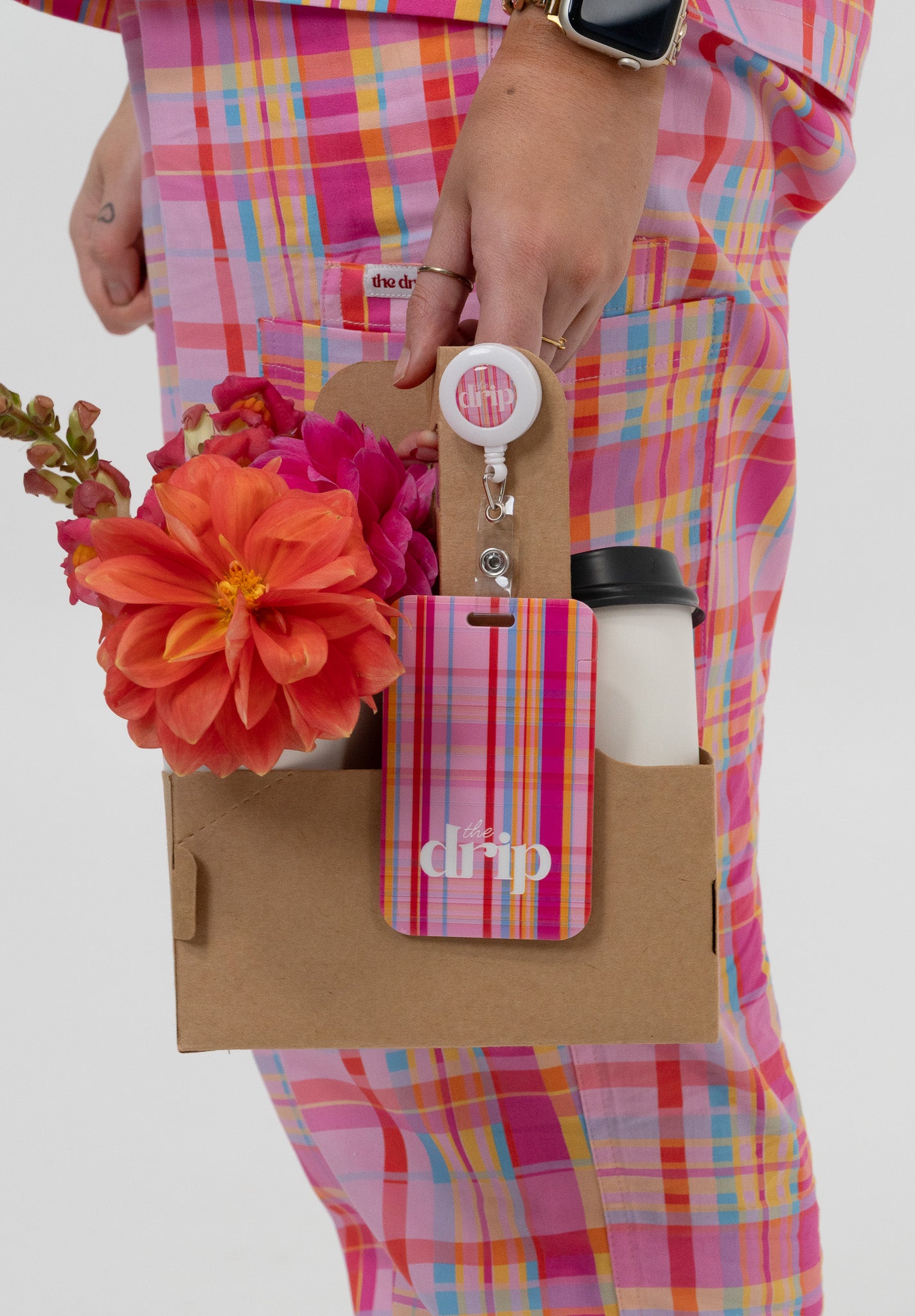 Pretty in Picnic ID Card Holder + Reel