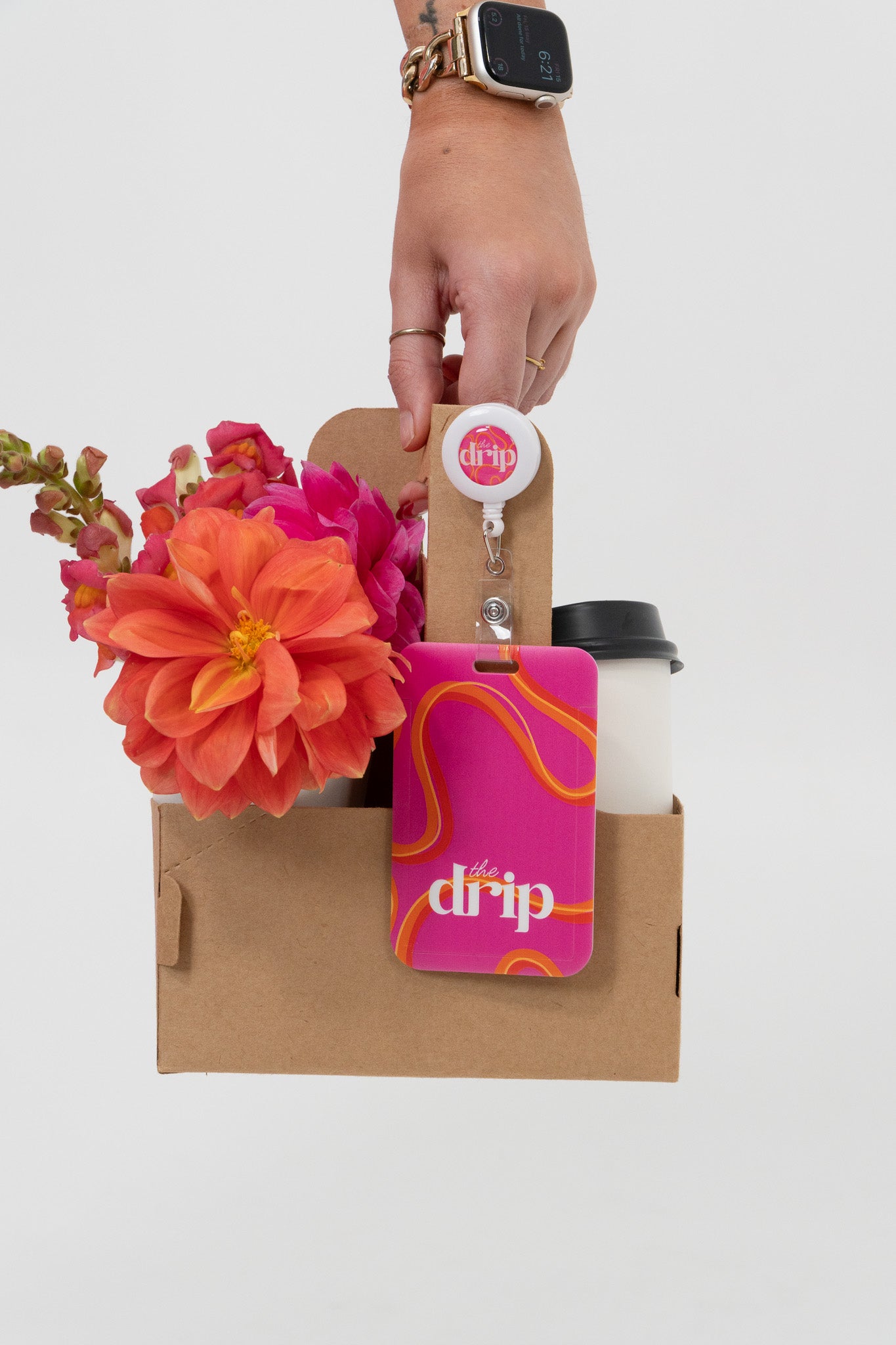 Wavy Baby ID Card Holder + Reel